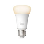 Philips Hue White 1-pack E27 Smart bulb Bluetooth/Zigbee White LED E27 Warm w...