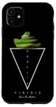 Coque pour iPhone 11 Vert Arbre Python Moderne Géométrique