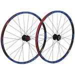 L.BAN Bicycle Wheel Set 26"/ 27.5" Disc Brake MTB Bicycle Wheel Double-walled Aluminum Rim QR 7-11 Speed Cassette NBK Sealing Bearing 1790g 1.5"-2.5" Tire,F-27.5in