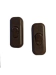 Proove Pass-through switch brown 2 pcs