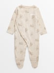 Tatty Teddy Beige Waffle Sleepsuit Up to 1 mth To Mth
