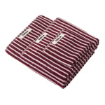 Tekla - Terry Towel Striped Red  Rose - Washcloth - Handdukar och badlakan