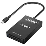 Caruba 2-in-1 XQD + SD USB-C Card Reader -kortläsare