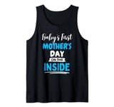 Baby's First Mother's Day On The Inside - Pregnant Mom Tank Top
