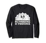 Sunshine and Phoenix Arizona Retro Vintage Sun Long Sleeve T-Shirt