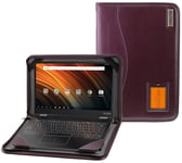 Broonel - Contour Series - Purple Heavy Duty Leather Protective Case Cover Compatible With The Lenovo ThinkBook 13s 13.3" Laptop
