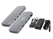 Elivi ORION Docking 2xHDMI - 65W bundle DisplayLink® | Space Grey | HDMI