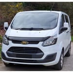 Oneway Motorhuvsskydd stenspånskydd Ford Transit Custom MK1 20122018 Glossy Black