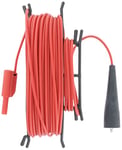 Metrel A 1026 Câble de mesure de sécurité, fiche banane 4 mm, pinces crocodiles, 20 m, rouge, 1 pièce