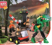 Dinosaur Island construction Dino Park Entrance Toys Christmas gifts 123 Blocks