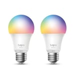 Tp-Link Tapo Smart Wi-Fi Multicolour Light Bulb 2 Pack