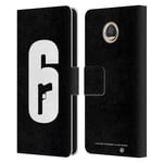 OFFICIAL TOM CLANCY'S RAINBOW SIX SIEGE LOGOS LEATHER BOOK CASE FOR MOTOROLA