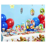 Super Mario Candles Children Birthday Party Celebrations 4 Pieces in Pack Age 3+