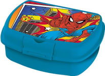 Tataway in viaggio si cresce Marvel Sandwich Box bleu pour enfants en plastique Spiderman Homme araignée utile pour sortir le goûter de la maison