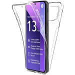 Fodral till Xiaomi Redmi Note 13 Pro+ 5G - Note 13 Pro Plus 5G - Full Cover 360 Skydd Stötsäker Transparent Silikon+PC