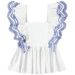 Molo Rosamond Blouse Crisp White | Vit | 122/128 cm