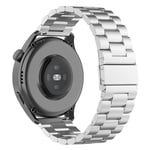 Huawei Watch GT 3 46mm/GT Runner Stilrent länkarmband i metall, silver