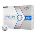Callaway Supersoft Splatter 360 Golfball Blå
