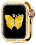 Apple Watch Serie 1/2/3 Cover Diamond Case - 42mm - Guld
