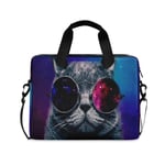 Computer Carrying Case for Adult Kids Laptop Bag Cat Computer Bags 13-15.6 inch Laptop Sleeve Case Laptop Shoulder Bag Laptop Carrying Bag with Strap Handle