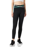 Nike DD4690 W NK ONE DF TPNG MR 7/8 TGT Leggings women's black/(white) S