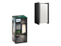 Philips Hue Turaco - Vägglampa - Led-Glödlampa - E27 - 9 W (Motsvarande 60 W) - Klass A+ - Varmt Vitt Ljus - 2700 K - Antracit