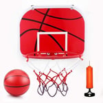 YFFSS Basketball Wall-Mount Boards,Mini Basketball Hoop Set,with Ball and Pump for Children Toy,Indoor and Outdoor Mini Basketball Hoop,Suitable for 1-3 Year Old Babies