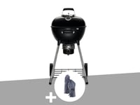 Barbecue à charbon Charcoal Napoleon Kettle Premium 47 cm + Gants pour barbecue en cuir véritable Napoléon