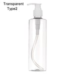 1pc Soap Dispenser Foaming Bottle Pump Container Transparent Type2