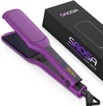 SAOSA Hair Straighteners for Thick Hair, Wide Ceramic Flat Iron for Women, Wide
