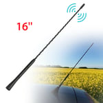 16" Replacement Car Radio Stereo Aerial Bee Sting Mast Antenna B Black