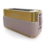 Morphy Richards Signature 4 Slice Toaster with Removable Crumb Tray - Gold