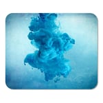 Mousepad Computer Notepad Office Abstract Blue Color Cloud Cut Water Ink Chemistry Physics Home School Game Player Computer Worker Inch
