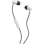 Skullcandy Jib Wired In-Ear Headphones - White / Black / White In-Line Microphone - Call & Track controls - 3.5mm Jack