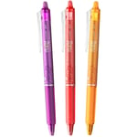 Pilot FriXion Clicker 0.7 New colours 3-pack