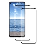 TenDll for TCL 20 Pro 5G Screen Protector, 9H Hardness HD Clear Easy Tempered Glass Screen Protector for TCL 20 Pro 5G. Black (2 Pack)