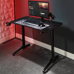 X Rocker Panther Esports Gaming Desk Black