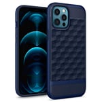 Caseology Parallax Case Compatible with iPhone 12 Pro Max - Midnight Blue
