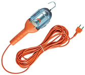 FANTON 61080 Baladeuse ALADIN, câble de 10 m. 2x0,75 H05VV-F, prise italienne 2P 10A, protection par coupelle métallique + interrupteur unipolaire