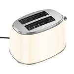 Hoco Retro Brödrost 850W HE50 - Milky Vit