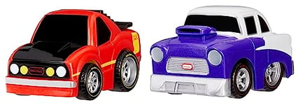 little tikes 663345-EUC Crazy Fast Cars 2 Pack Series 4-Muscle Movers