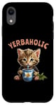 Coque pour iPhone XR Yerba Mate Cat Herbaholic