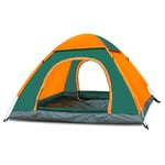 CKQ-KQ Tente automatique pliante pour camping en plein air, 3 personnes à ouverture rapide, sac à dos étanche 200 x 200 x 135 cm