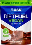 USN Diet Fuel Vegan Chocolate 880G: Dairy Free Vegan Meal Replacement Shake & Ve