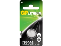 GP Batterier Knapcelle Lithium CR2032 1-pack