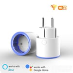 Wifi Smart Plug Wall Socket Remote Control For Alexa Google Home