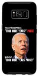 Coque pour Galaxy S8 Funny Biden Four More Years Teleprompter Trump Parodie
