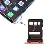 PANFENG SIM Card Tray + NM Card Tray for Huawei Mate 30 Pro (Black) (Color : Gold)