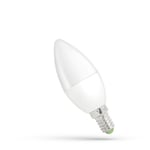 LED-lampa Kronljus E14 6W/840 540lm 230V Opal