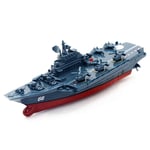 szkn 2.4G Remote Control Military Warship Model Electric Toys Waterproof Mini Aircraft Carrier/Coastal Escort Gift for Kids Dark gray Aircraft Carrier